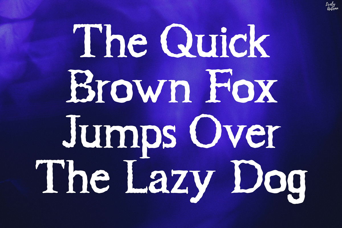 Ghostly | Halloween serif font, a Serif Font by LivelyAutumn11.11 (Photo 4 of 5)