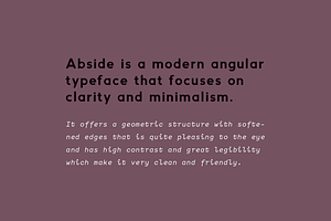 Abside Font Modern & Geometric