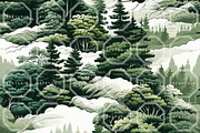 JADE CHINOISERIE. Toile de Jouy, a Pattern Graphic by RefinedFantasyStudio (Thumbnail 5 of 9)