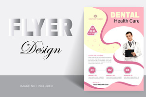 Digital Dental Care Services Flyer, a Flyer Template by hkmonir