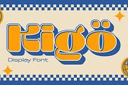 Kigo - Display Font, a Sans Serif Font by Prominent & Affluent (Thumbnail 1 of 9)