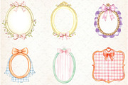 Coquette Summer Frame Clipart Bundle, an Illustration by Libby Wishes (Thumbnail 5 of 6)