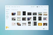 APPLICATION, DASHBOARD UI DESIGN, an Android Mockup by ORCOLOR (Thumbnail 2 of 5)