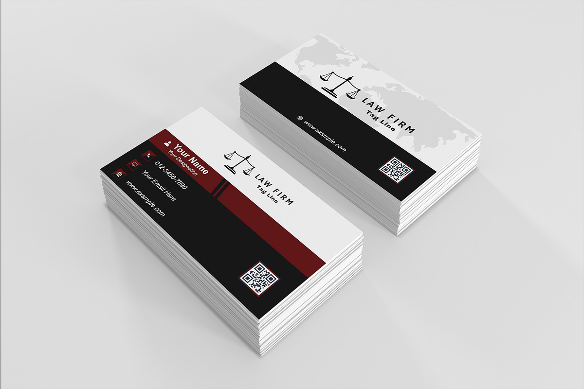 Minimalist Lawyer Card PSD preview 2