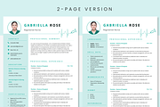Nursing Resume Cover Letter Template, a Resume Template by MondaySpark (Thumbnail 5 of 8)