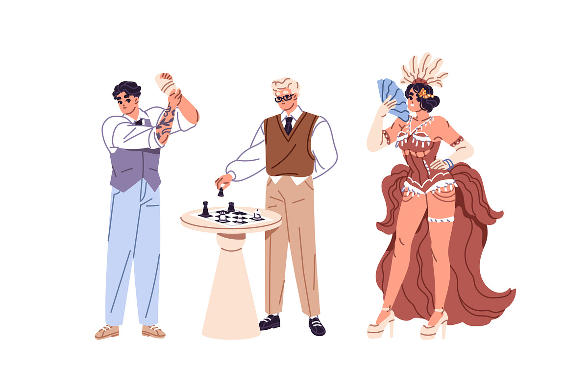 People of different professions set, a Work Illustration by PaperTrident (Photo 21 of 22)