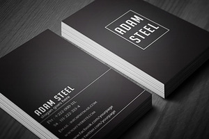 Simple Business Card 2 In 1