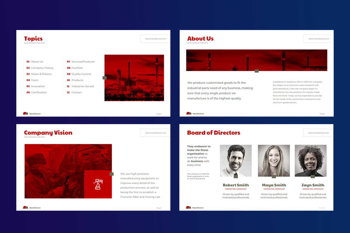 Manufacture Powerpoint Template, a Presentation Template by afahmy (Photo 3 of 6)