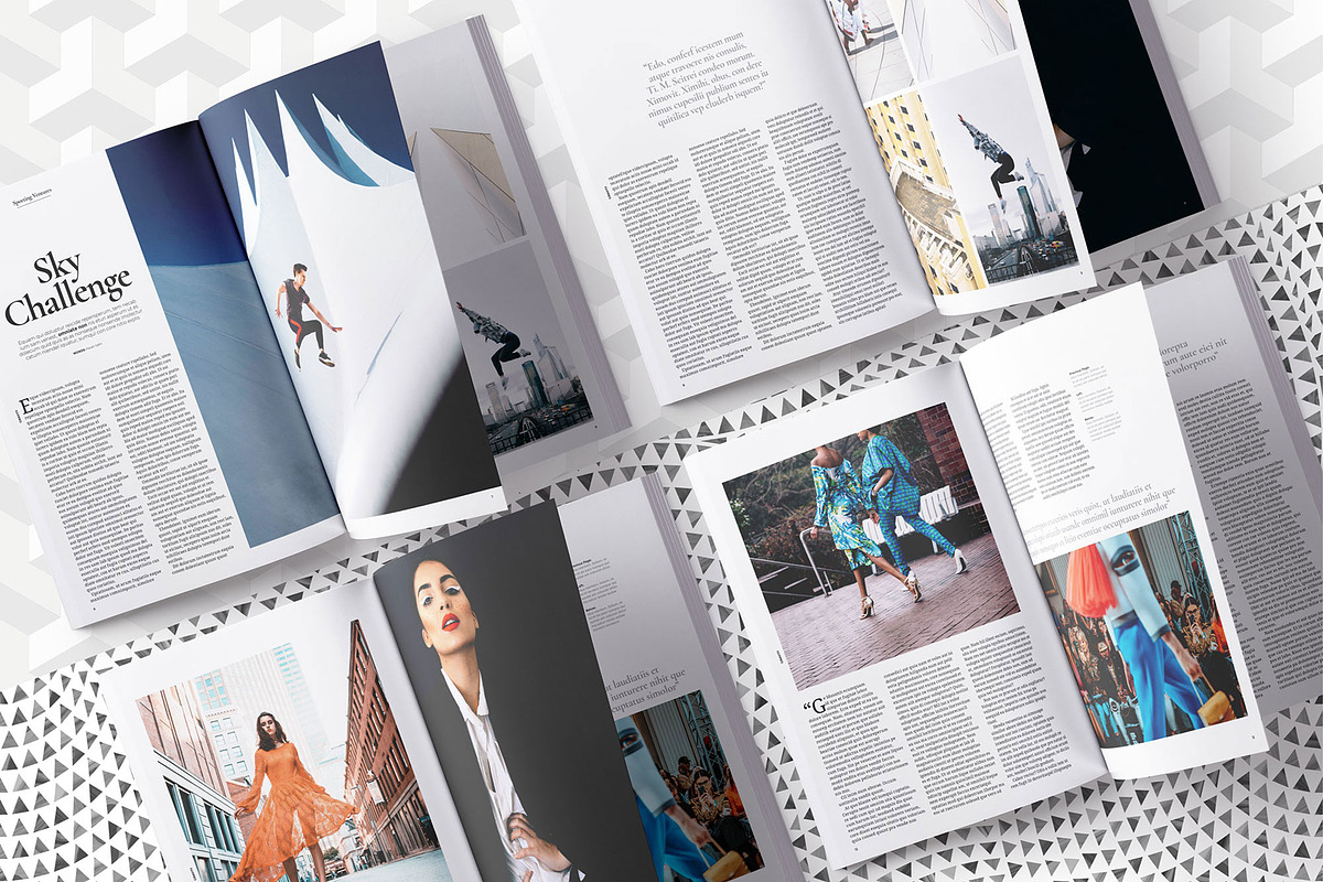 Gravity Magazine, a Magazine Template by Crafted By Jamie Pudsey