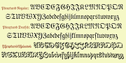 Phraxtured, a Blackletter Font by Ingrimayne Type (Thumbnail 5 of 6)