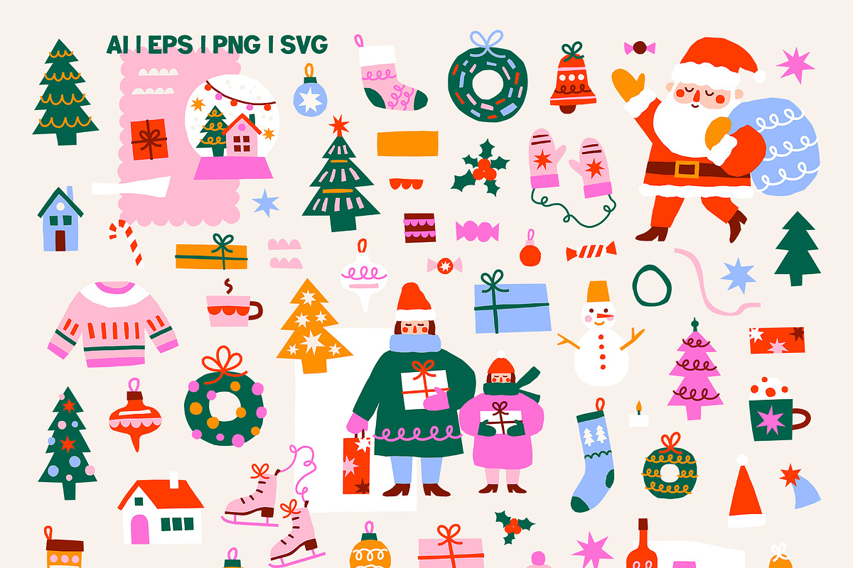 Cutout Christmas Poster Creator, an Object Graphic by ArtFM (Photo 12 of 15)
