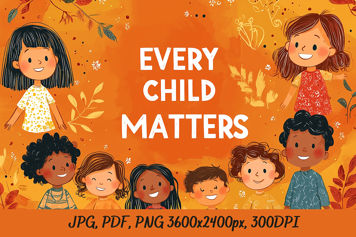 Every Child Matters | Orange T-Shirt, an Illustration by DesignHub (Photo 2 of 3)