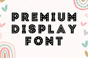 Polka Dots, a Handwritten Font by Fourteen Letter (Thumbnail 5 of 7)