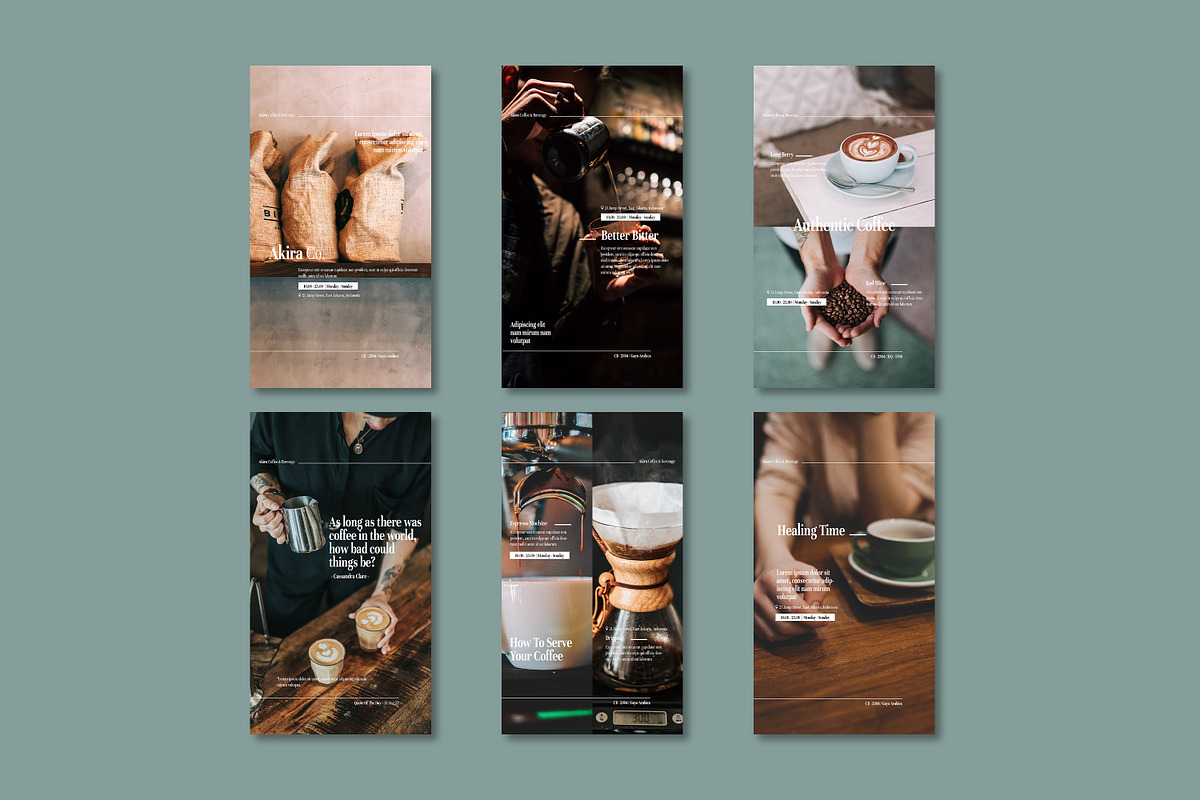 Akira - Instagram, a Social Media Template by Bokuto (Photo 3 of 3)