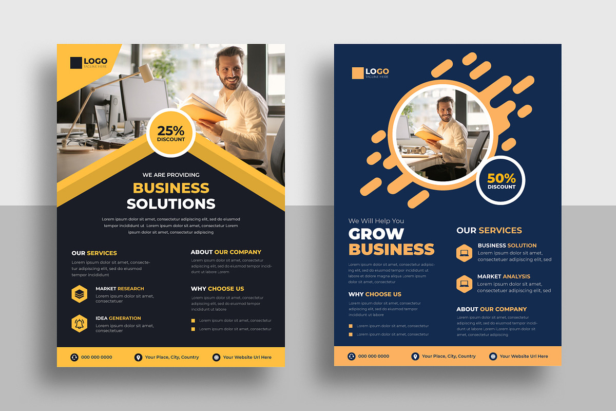Digital Marketing Business Flyer, a Flyer Template by Designgrove