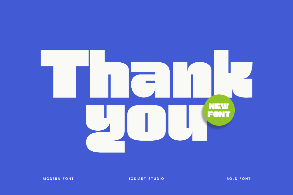 Fams Bold Sans Font, a Sans Serif Font by Iqsiart Studio (Photo 9 of 9)