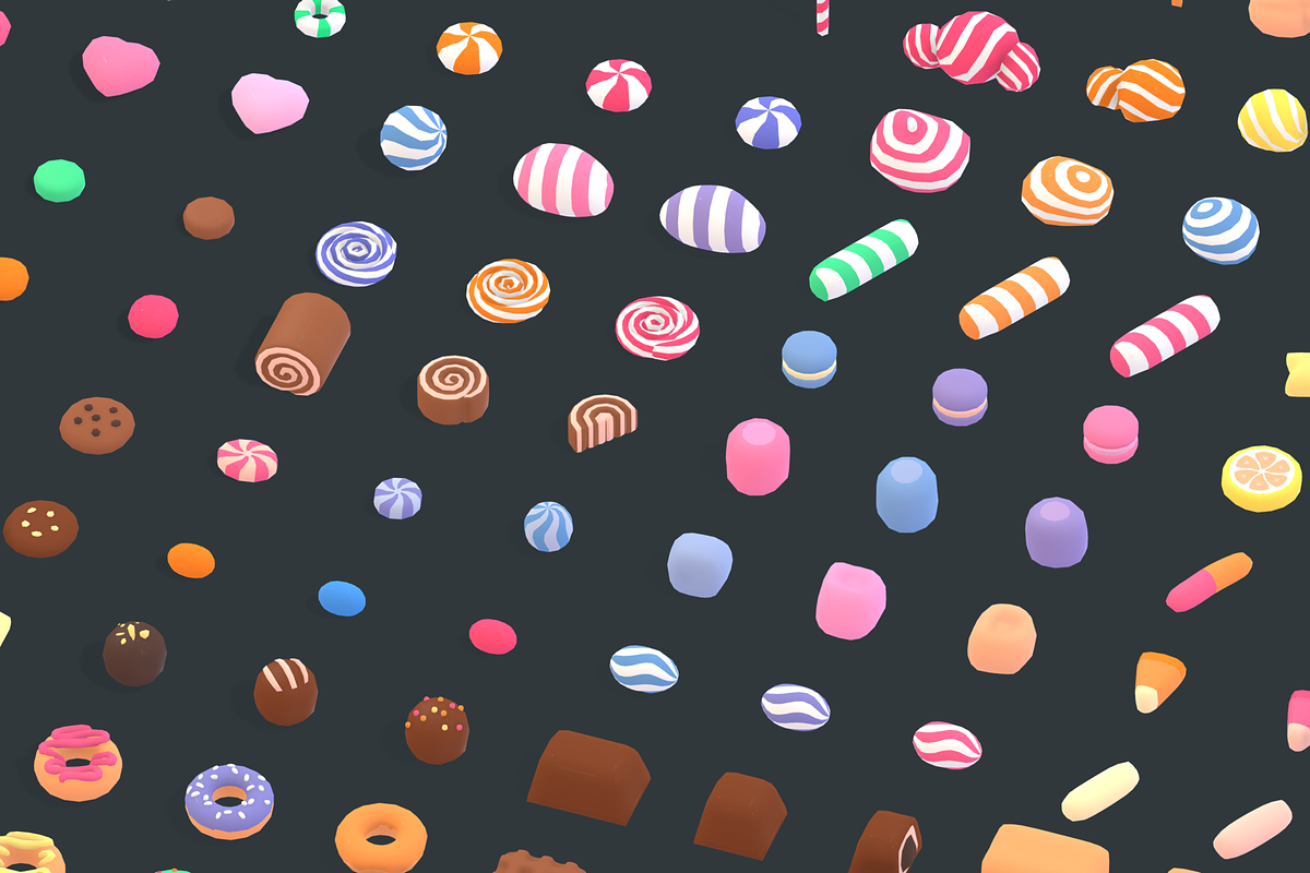 Candy Land - Animation Asset, an Environmental 3D Model by Polydactyl (Photo 2 of 36)