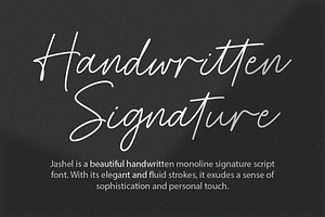 Jashel Handwritten Script Font