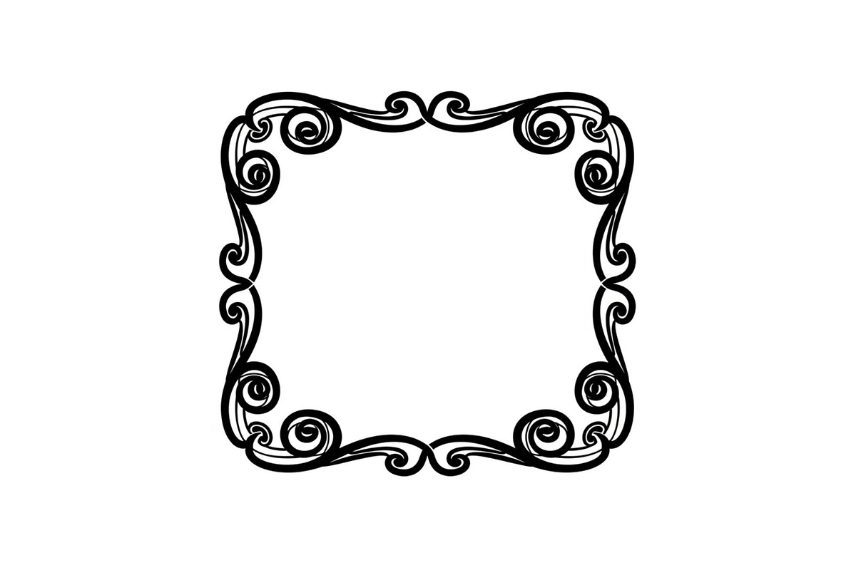 Vintage Scroll Corner Frame Bundle, an Illustration by Gfx_Store (Photo 2 of 48)