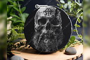 Old Viking Skull Beard Moustache, a Background Graphic by LaseredNinja (Thumbnail 3 of 7)