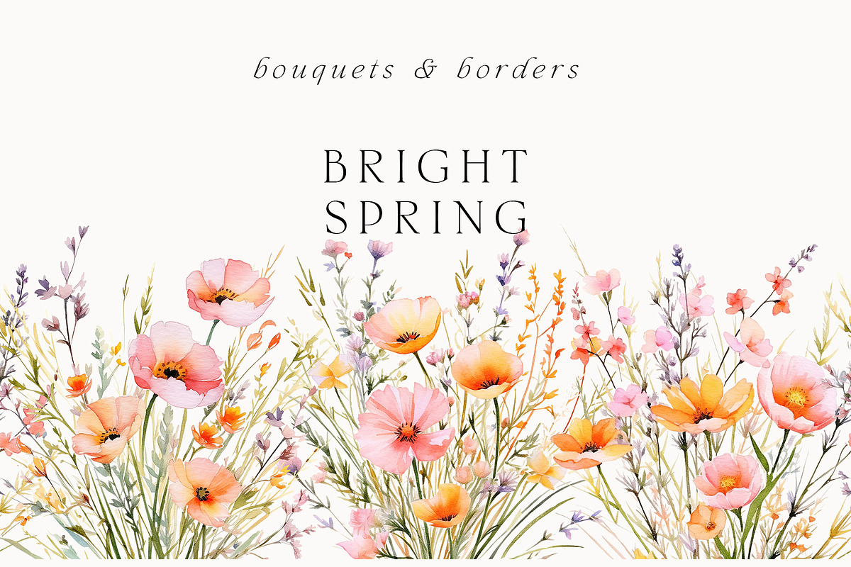 Watercolor Floral Bundle (45 in 1), a Decorative Illustration by Lana Elanor (Photo 46 of 180)