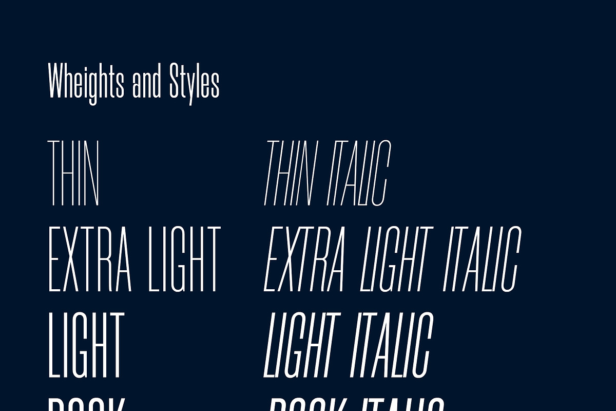 Into the Meta – Font Family, a Sans Serif Font by Graphic Ghost (Photo 3 of 3)