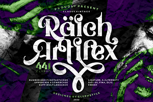 Raich Artifex Classy Vintage Font