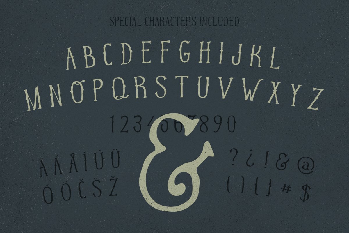 Vienna Hotel - Handmade Typeface preview 2