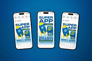 App Launch Event Flyer Set, a Flyer Template by The Good Store (Thumbnail 2 of 2)
