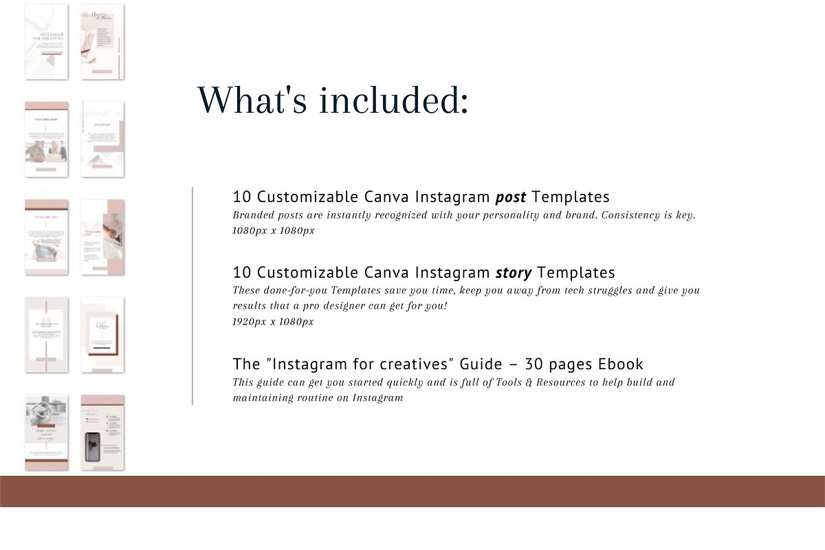 Instagram DIY Templates + Guide, a Social Media Template by Brand & Palms (Photo 6 of 10)