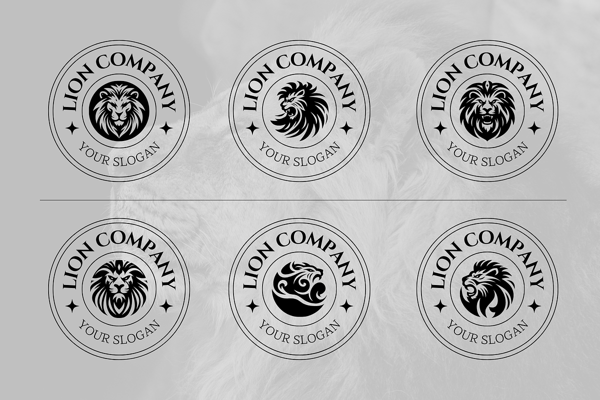 Modern Lion Logo Collection, a Branding & Logo Template by Brand_Hero (Photo 3 of 11)