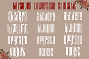 Harsoven Font, a Serif Font by madeDeduk (Thumbnail 9 of 9)