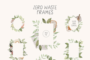 ZERO WASTE watercolor set, an Object Illustration by Yuliia Lashevska (Thumbnail 6 of 14)