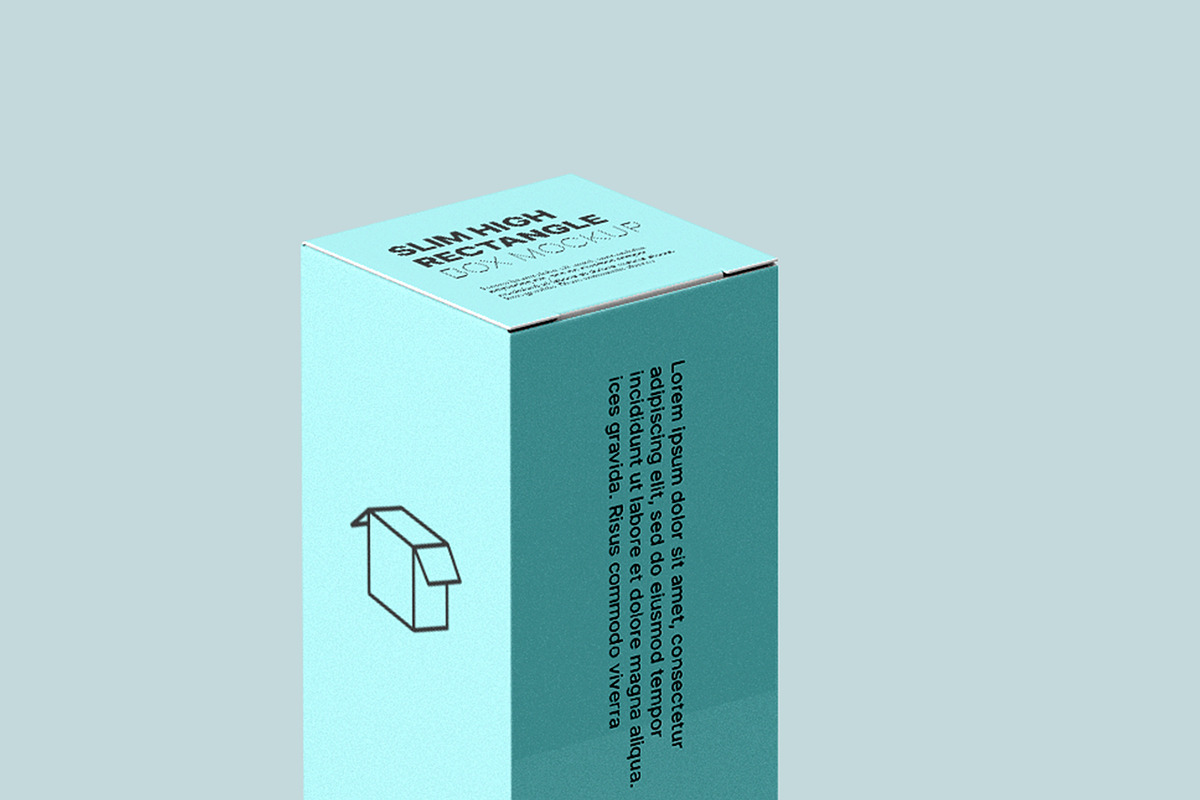 Slim High Rectangle Box Mockups, a Packaging Mockup by Illusiongraphic (Photo 13 of 19)