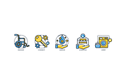 85 Digital Nomad Icons, an Outline Icon by Flat Icons (Thumbnail 6 of 9)