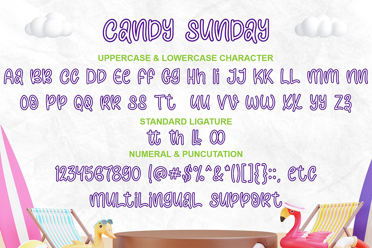 Candy Sunday | Display Font, a Handwritten Font by esamaradany (Photo 7 of 8)