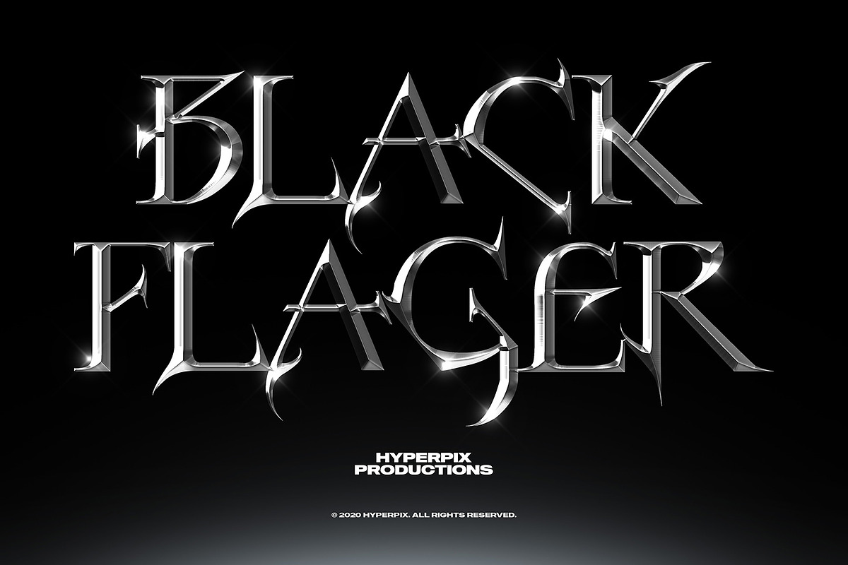 Chrome Text Styles Bundle - 50% OFF, a Layer Style Add-On by Hyperpix Productions (Photo 11 of 47)