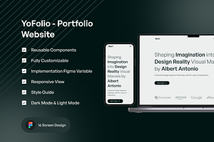 YoFolio - Portfolio Website