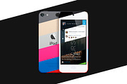 iPod Touch 6G (2015) vector MockUp, a Product Mockup by Alex_Yanko (Thumbnail 2 of 5)