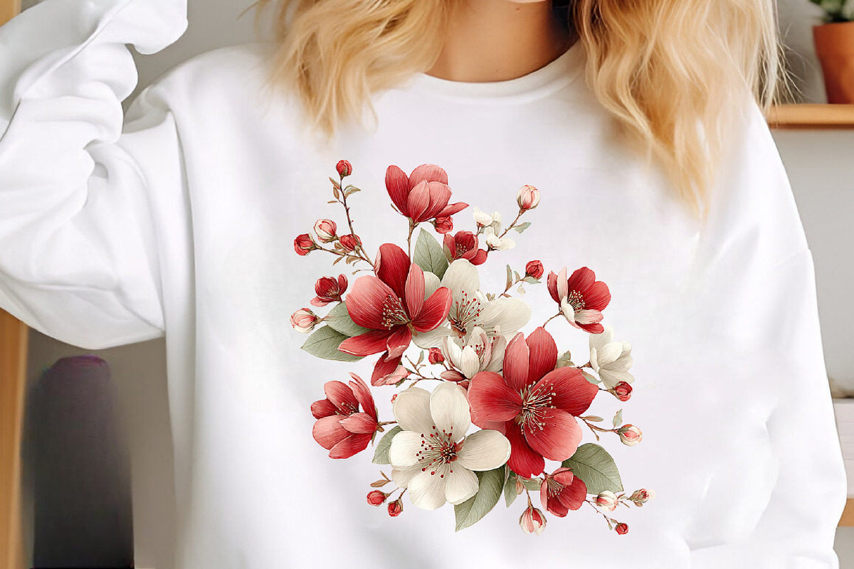 Whimsical spring flower clipart, an Illustration by SinaCreation (Photo 9 of 11)