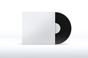 Vinyl Record Sleeve Mock-Up, a Product Mockup by Se٧enStudio (Thumbnail 8 of 9)