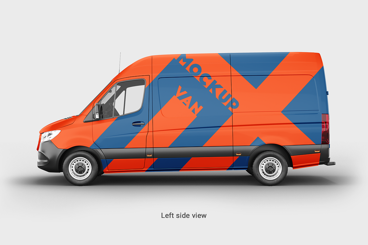 Van Mockup 9, an Advertising Mockup by Mockupix (Photo 7 of 9)