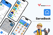 Service Booking App | ServeBook, an UI Kit Template by Opus LabWorks (Thumbnail 1 of 11)