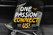Heavy Warning - Display Brush Font, a Handwritten Font by Sarid Ezra (Thumbnail 3 of 9)