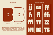 Bitsand – Bold Playful Display Font, a Sans Serif Font by roomspace creative lab (Thumbnail 9 of 10)