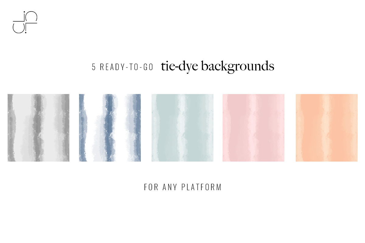Tie Dye Newsletter Template Canva/PS, an Email Template by Chloe Leonard Studio (Photo 6 of 7)
