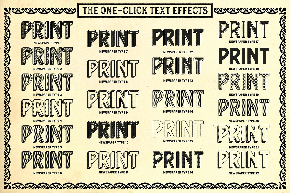 Vintage Newspaper Creator, a Brushes & More by The Artifex Forge (Photo 9 of 23)