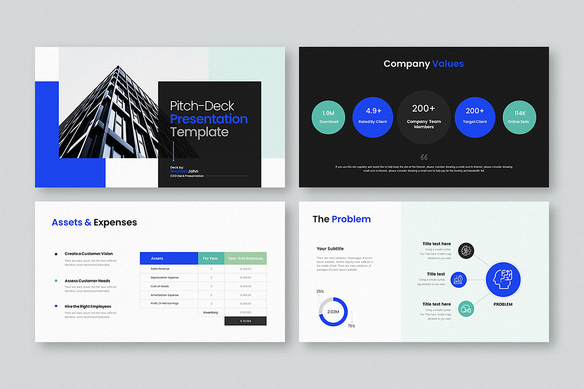 Pitch-Deck Presentation Template preview 3
