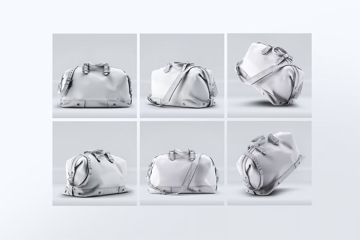 Travel Bag Mock-Up, a Packaging Mockup by DesignRushMarket (Photo 3 of 7)