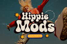 Hippie Mods | Groovy Font